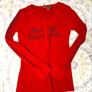 Women Harley Davidson long sleeve shirt